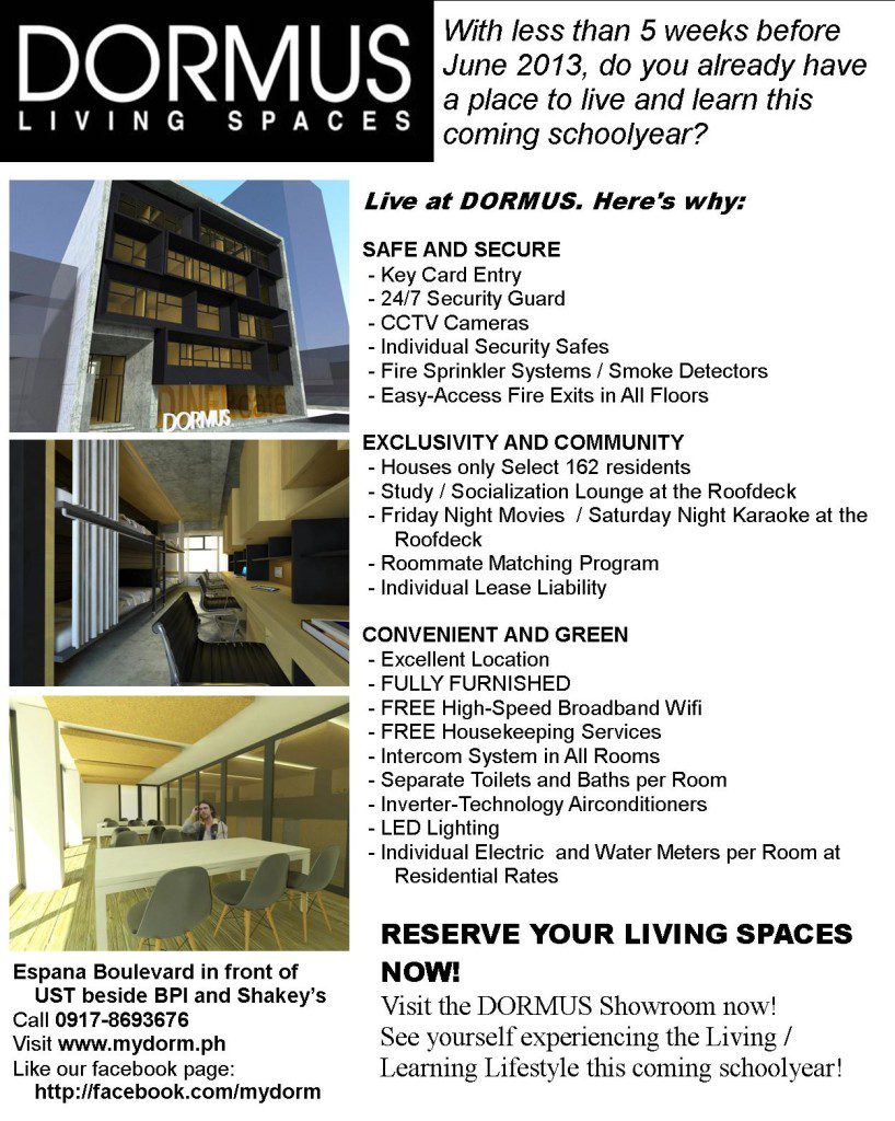 Online Flyer Amenities 5 weeks