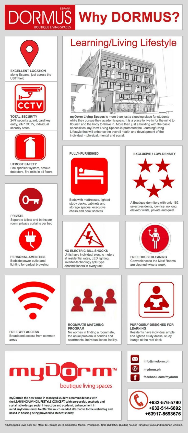 DORMUS Features in One Infographic